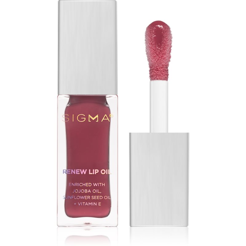 Sigma Beauty Renew Lip Oil Lip Oil Adds Moisture And Shine Shade All Heart 5,2 G