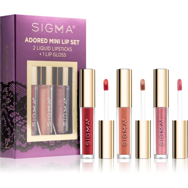 

Sigma Beauty Magnifique Adored Mini Lip Set подарунковий набір (для губ)