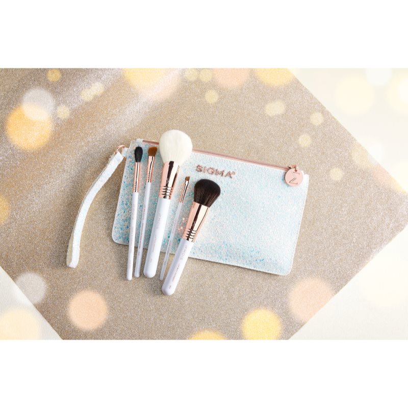 Sigma Beauty Brush Set Holiday Glam Reise-Pinselset mit Täschchen