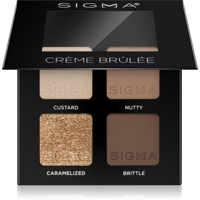 Sigma Beauty Quad paleta sjenila za oči nijansa Crème Brûlée 4 g