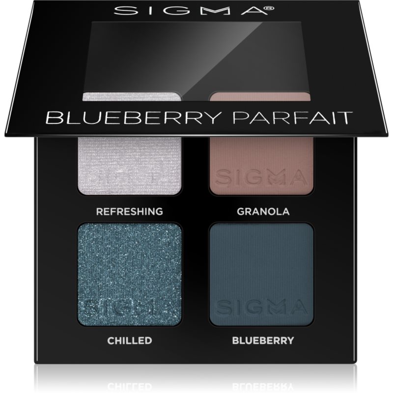 Sigma Beauty Quad eyeshadow palette shade Blueberry Parfait 4 g
