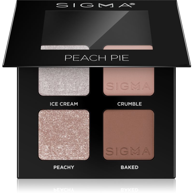 Sigma Beauty Quad палетка тіней для очей відтінок Peach Pie 4 гр