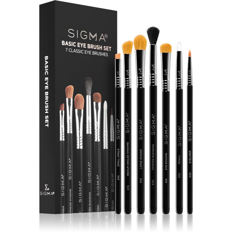 Sigma Beauty Basic Eye Brush Set šepetėlių rinkinys (akių sričiai)