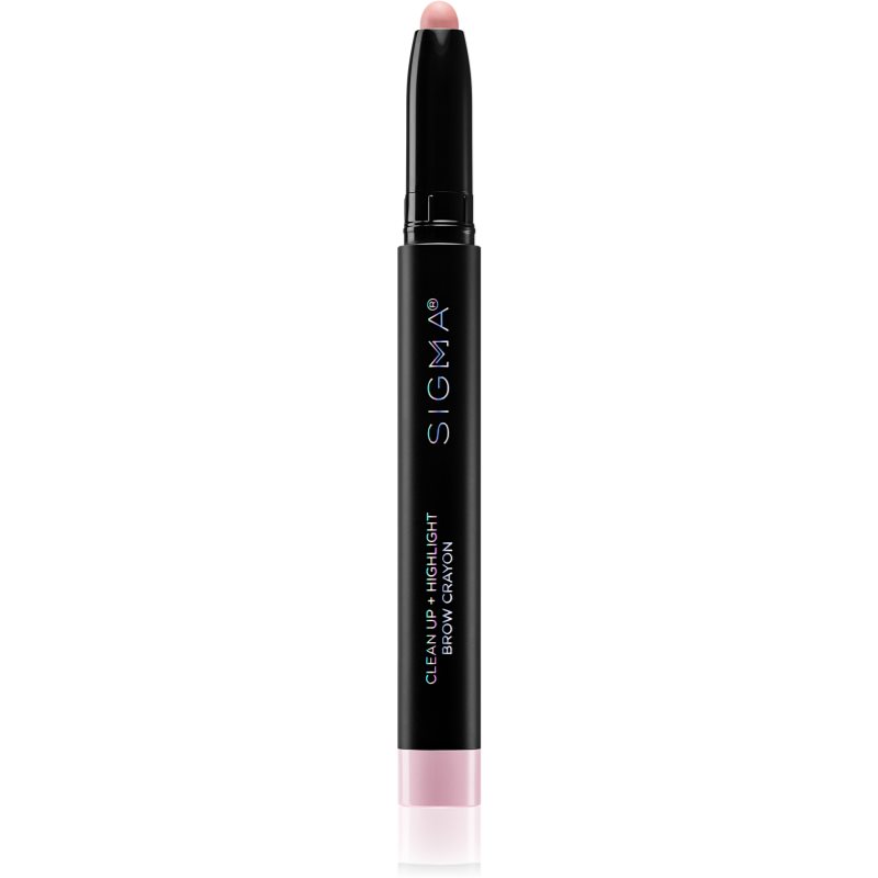 Sigma Beauty Clean Up + Highligh Brow Crayon švytėjimo suteikianti priemonė antakiams atspalvis Flash 1.5 g