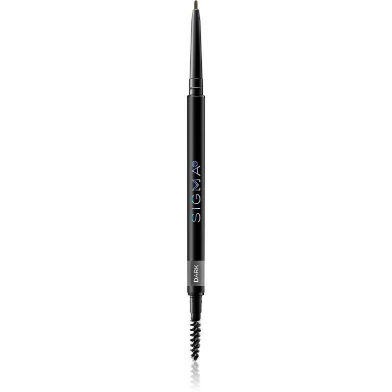 Sigma Beauty Fill + Blend Brow Pencil Automatic Brow Pencil With Brush Shade Dark 0.06 G
