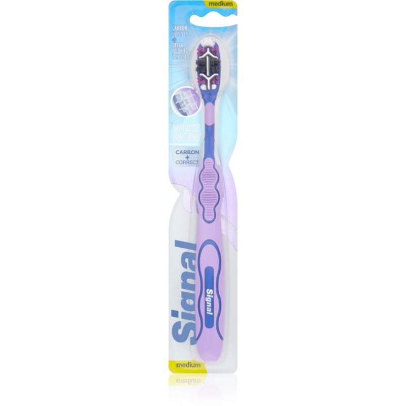 

Signal White Now Carbon + Correct зубна щітка середньої жорсткості