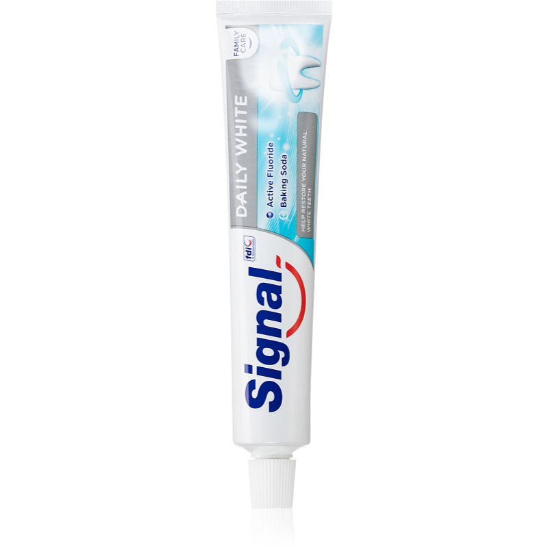 Фото - Зубна паста / ополіскувач Signal Daily White pasta do zębów o działaniu wybielającym 75 ml 