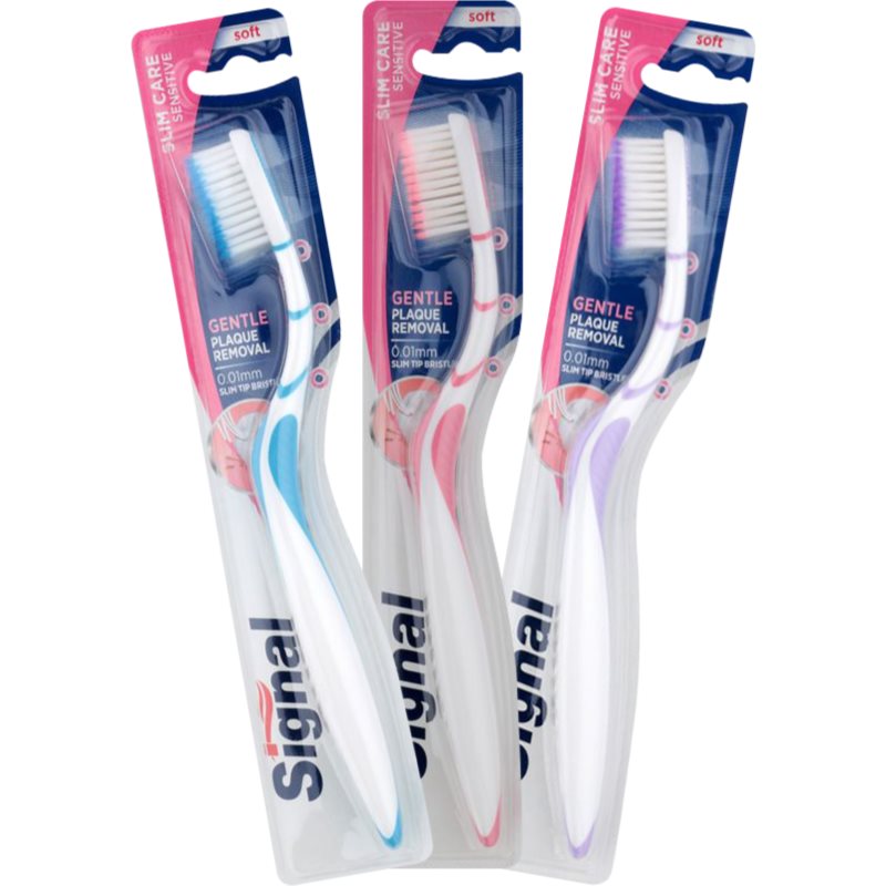 Signal Slim Care Toothbrush For Sensitive Teeth Soft 1 Pc