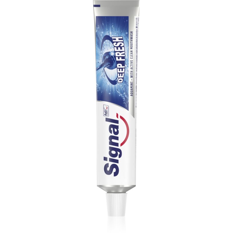 Signal Deep Fresh dantų pasta gaiviam burnos kvapui užtikrinti kvapas Aqua Mint 75 ml
