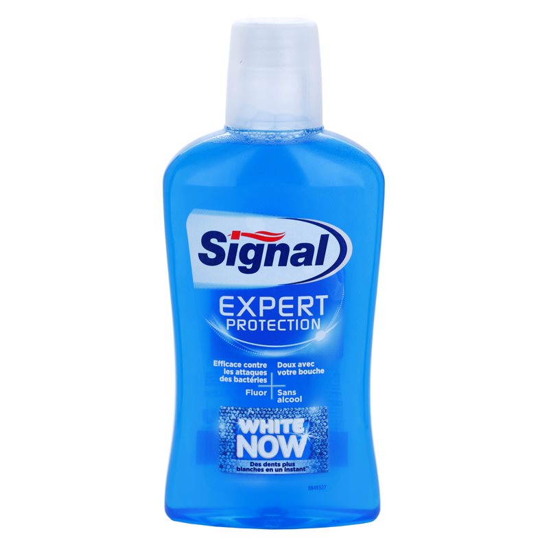 

Signal White Now Expert Protection рідина для полоскання рота з відбілюючим ефектом