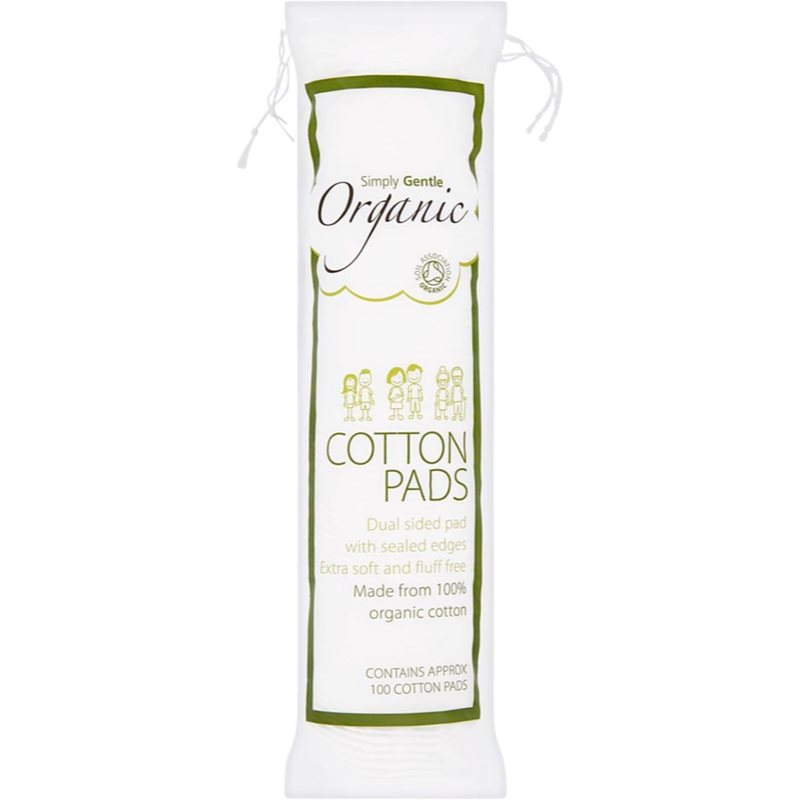 E-shop Simply Gentle Organic Cotton Pads vatové tampónky 100 ks
