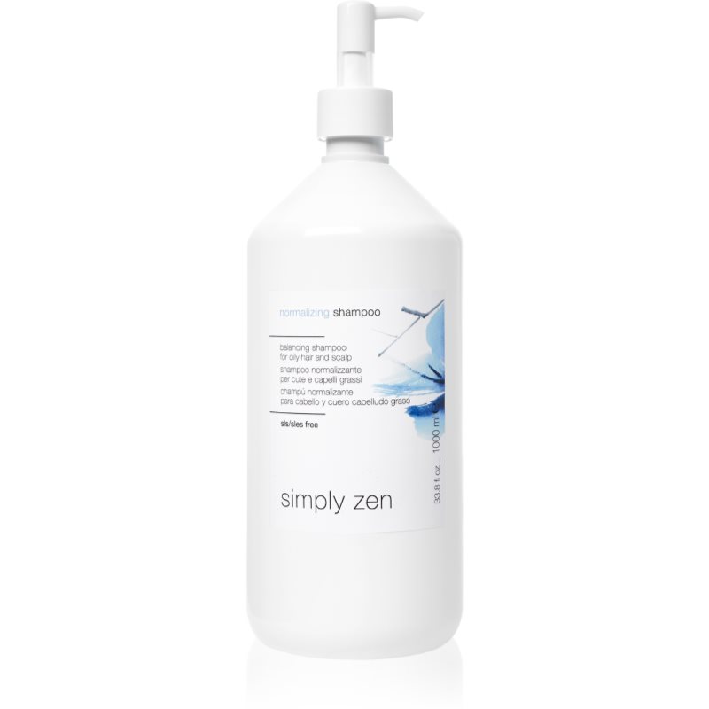Simply zen normalizing shampoo normalizáló sampon hab zsíros hajra 1000 ml