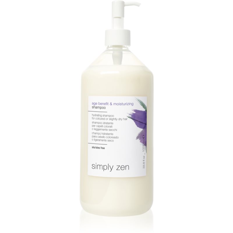 Simply Zen Age Benefit & Moisturizing hydratačný šampón pre farbené vlasy 1000 ml