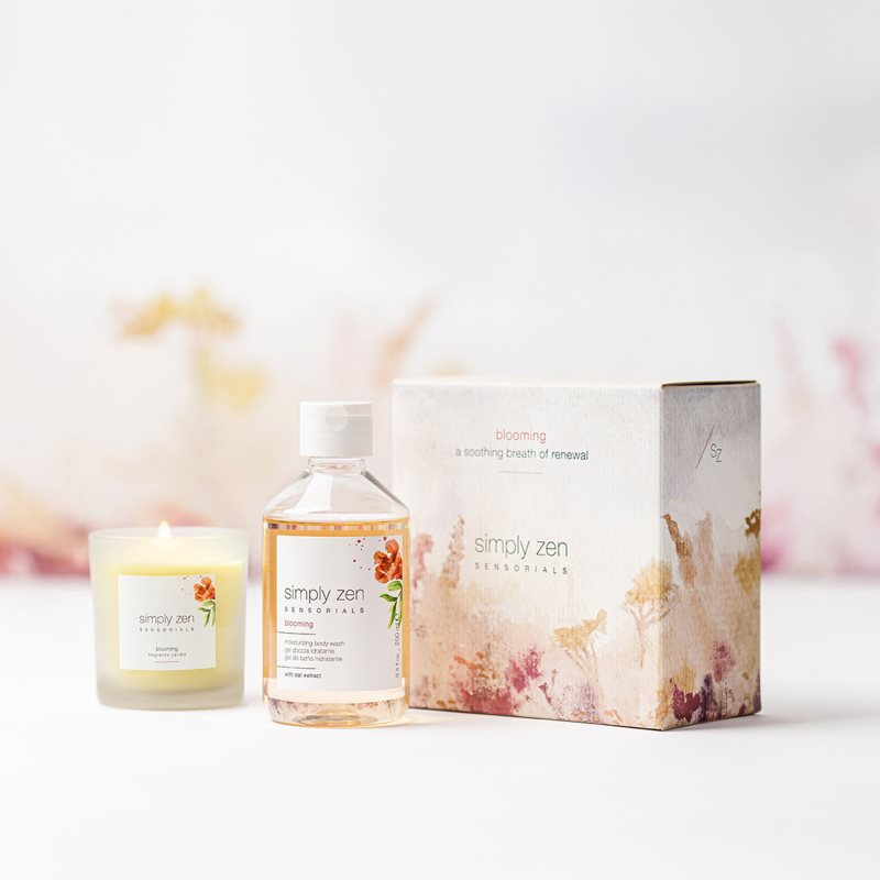 Simply Zen Sensorials Blooming Fragrance Candle vonná sviečka 120 g