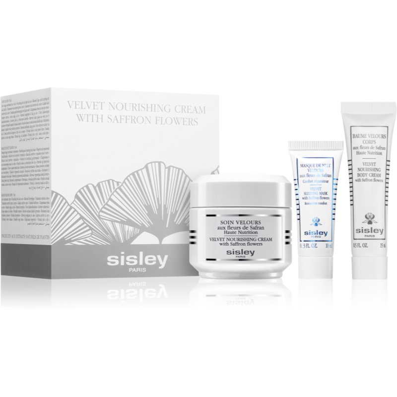 Sisley Sisley Velvet Nourishing Cream with Saffron Flowers σετ για φροντίδα της επιδερμίδας