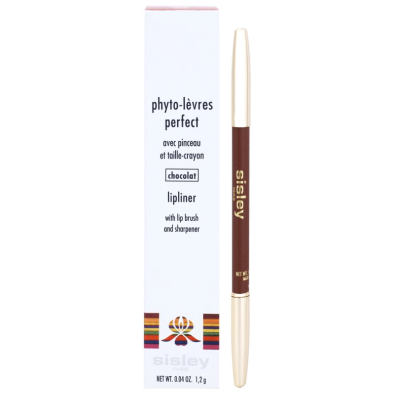 Sisley Phyto-Lip Liner контурний олівець для губ з точилкою відтінок 06 Perfect Chocolat 1.2 гр
