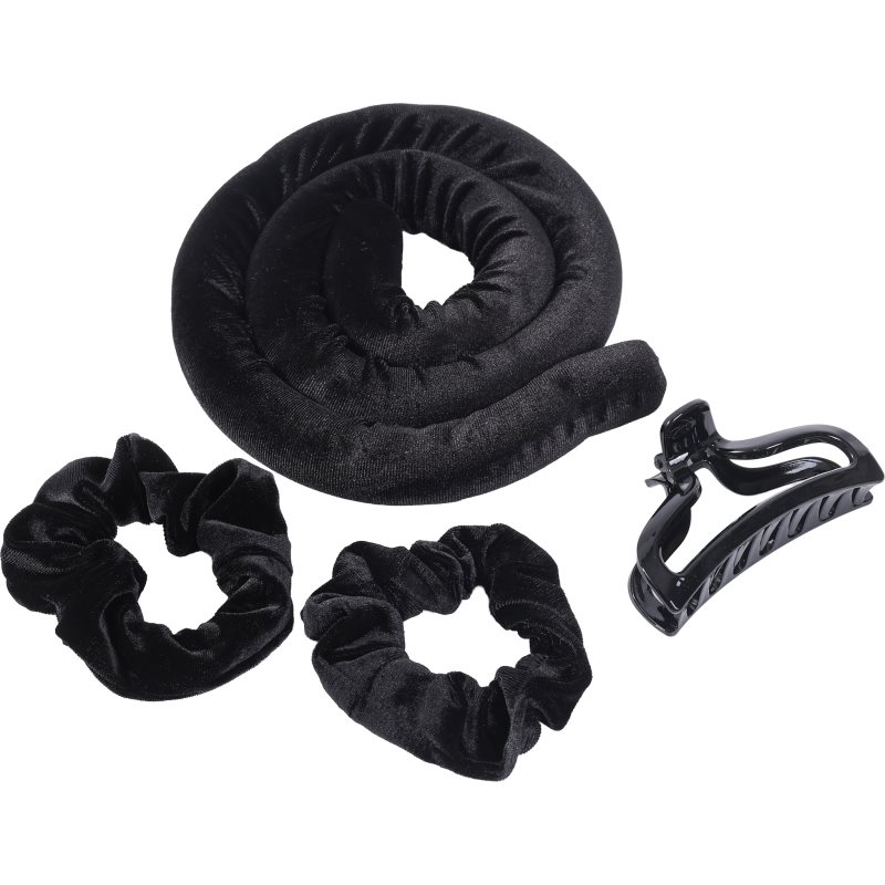 Sister Young LISA set pentru ondularea părului Black 4 buc