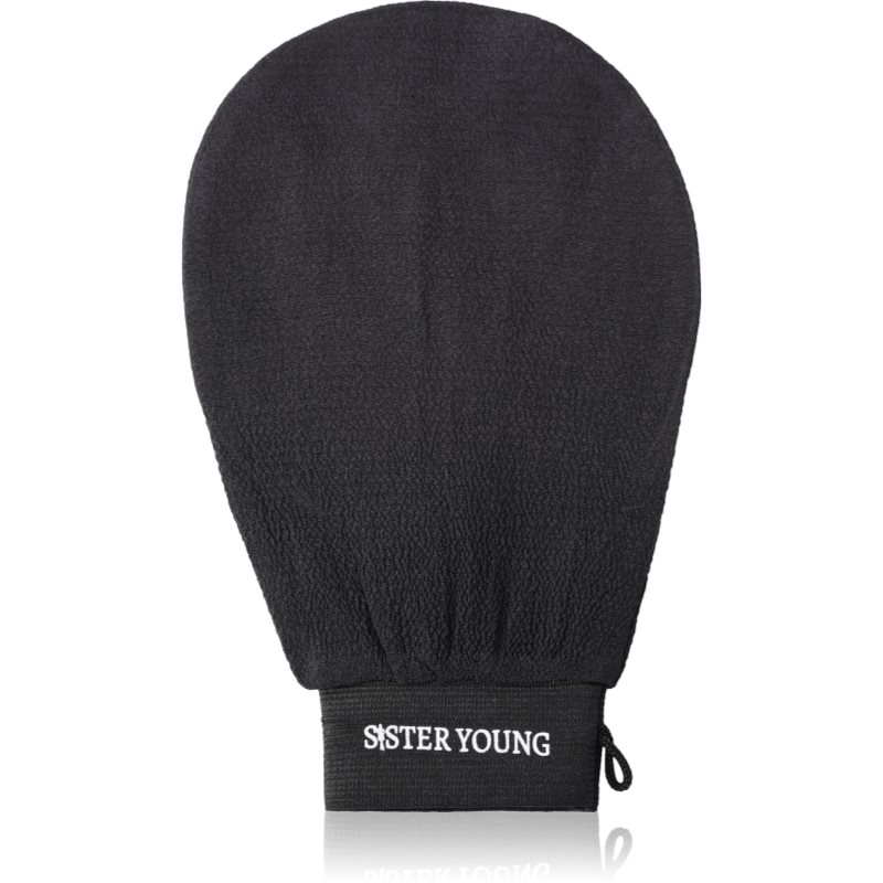 Sister Young NOVA Exfoliating Glove manusi peeling pentru corp Black 1 buc