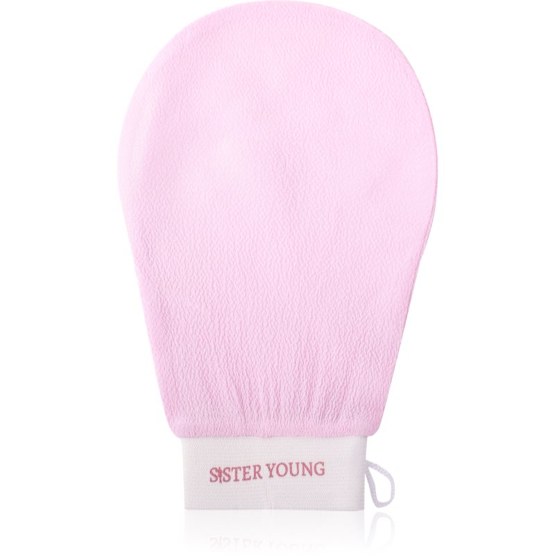 Sister Young NOVA Exfoliating Glove manusi peeling pentru corp Pink 1 caps.