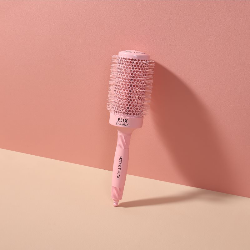 Sister Young ELIX Round Brush Cera Heat Pink Runde Haarbürste 53mm 1 St. (Bild 2)