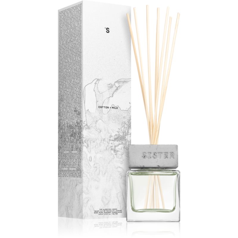 Sister's Aroma Cotton + Milk Diffuseur D'huiles Essentielles 110 Ml