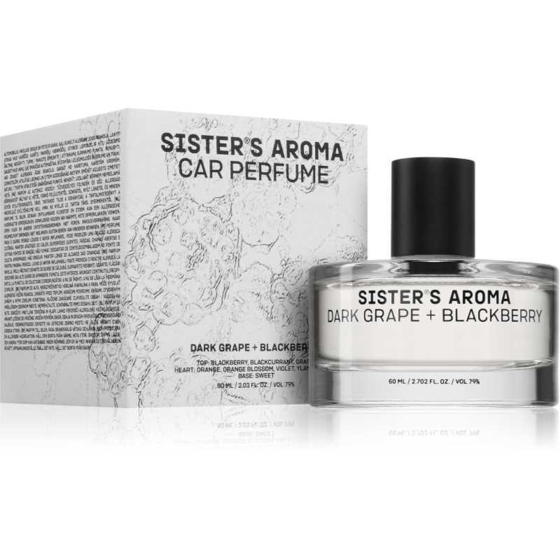 Thumbnail - Sister's Aroma Car Perfume Dark Grape + Blackberry Autoduft 60 ml