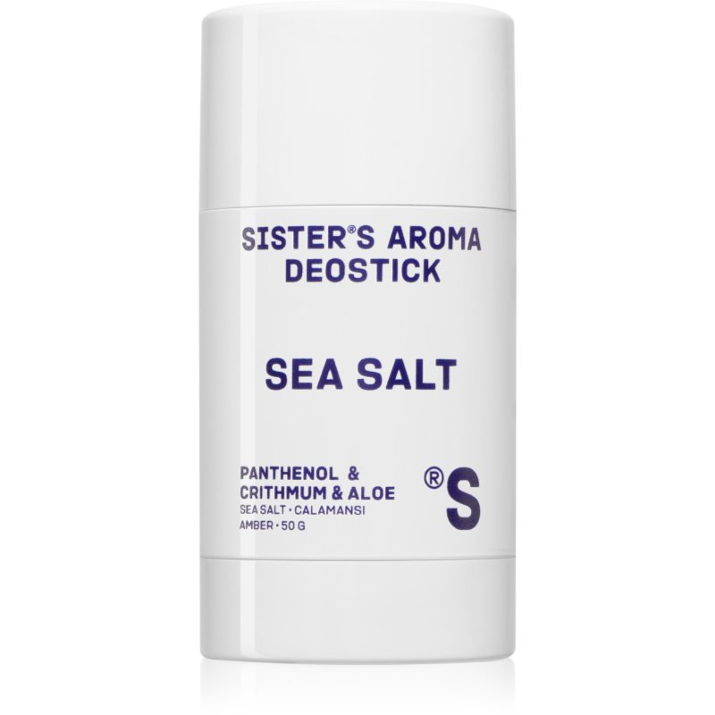 Sister's Aroma Sea Salt Deostick tuhý deodorant proti zápachu a pocení 50 g