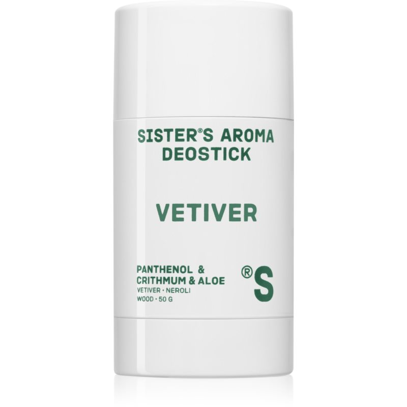 Sister's Aroma Vetiver Deostick tuhý deodorant proti zápachu a pocení 50 g