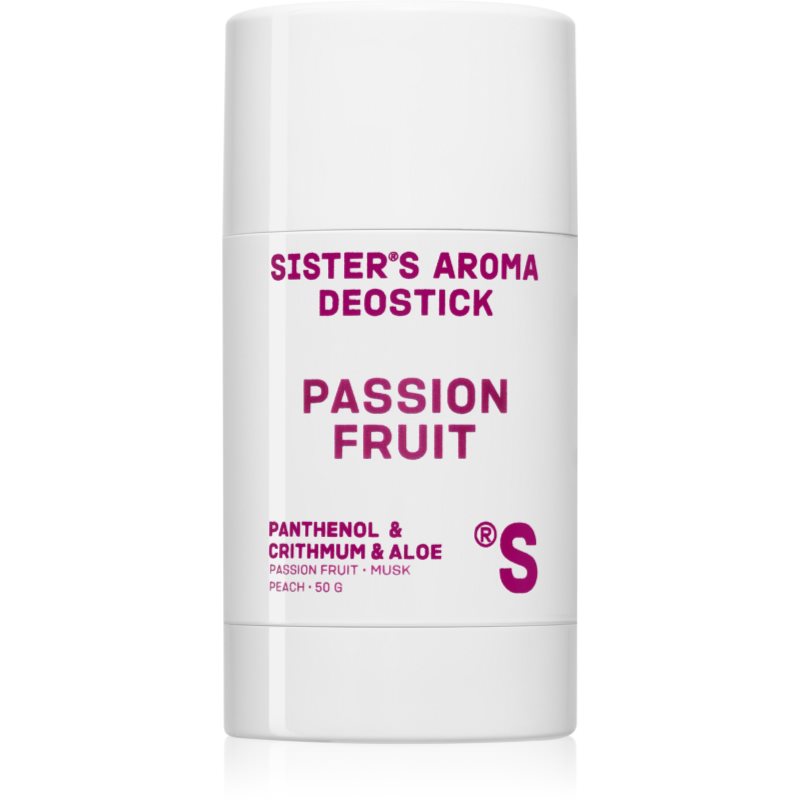 Sister's Aroma Passion Fruit Deostick tuhý deodorant proti zápachu a pocení 50 g