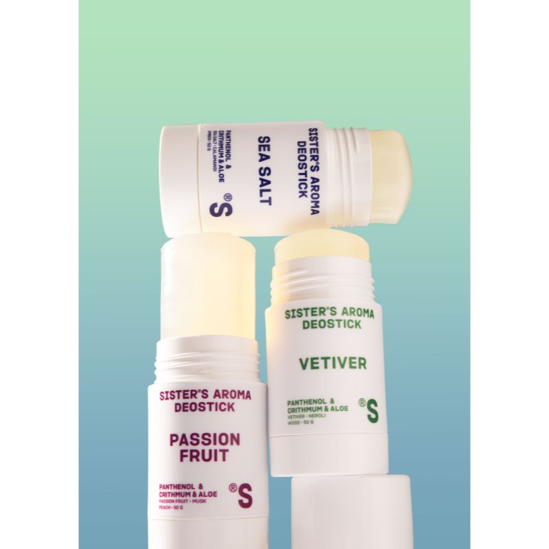 Sister's Aroma Passion Fruit Deostick tuhý dezodorant proti zápachu a poteniu 50 g (obrázok 4)