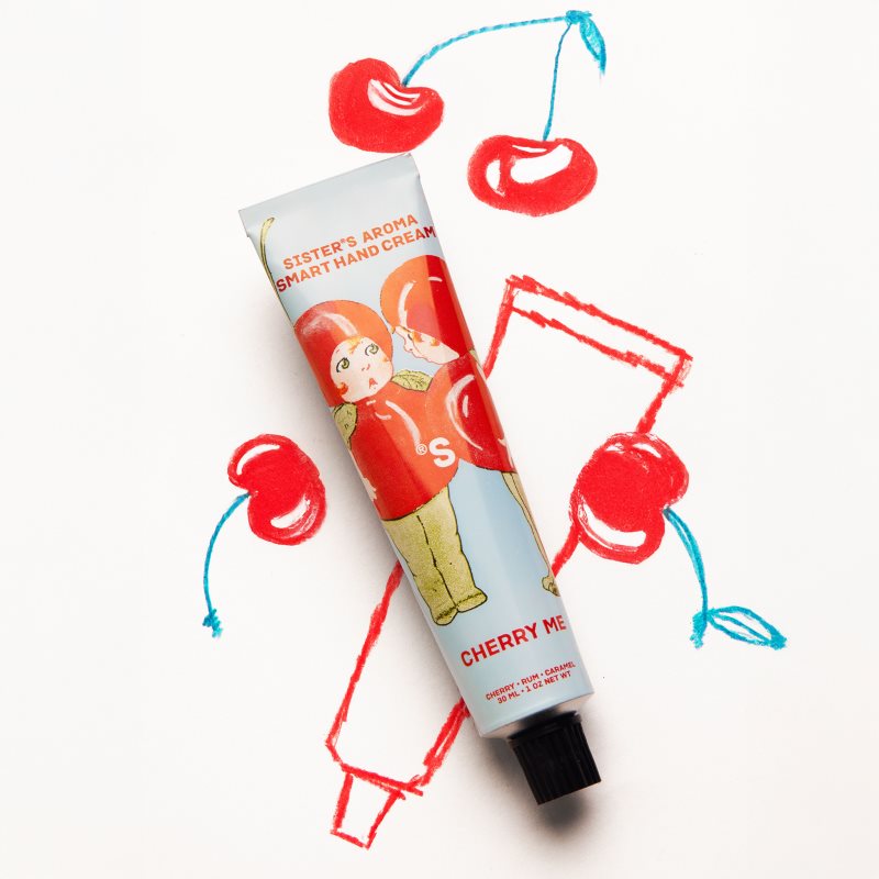 Sister's Aroma Smart Hand Cream Cherry Me ošetrujúci krém na ruky pre ženy 30 ml (obrázok 4)