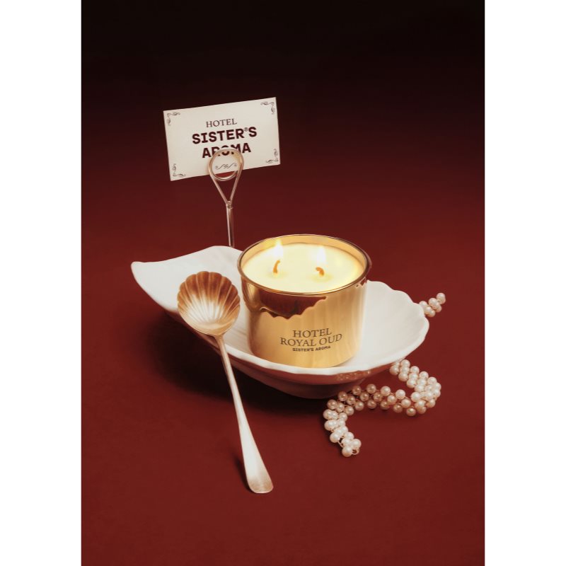 Sister's Aroma Hotel Royal Oud vonná sviečka 150 g (obrázok 3)