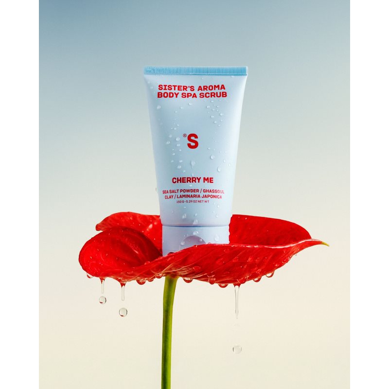 Sister's Aroma Body Spa Scrub Cherry Me telový peeling 150 g (obrázok 4)