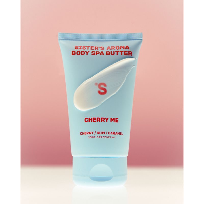 Sister's Aroma Body Spa Butter Cherry Me vyživujúce telové maslo 150 g (obrázok 3)