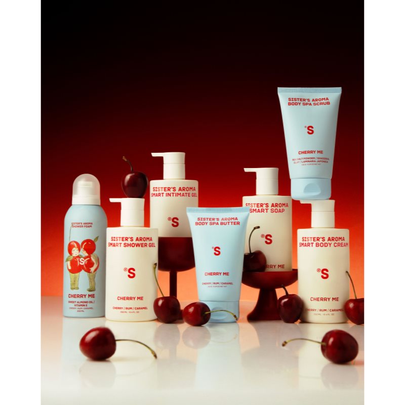 Sister's Aroma Body Spa Butter Cherry Me vyživujúce telové maslo 150 g (obrázok 4)