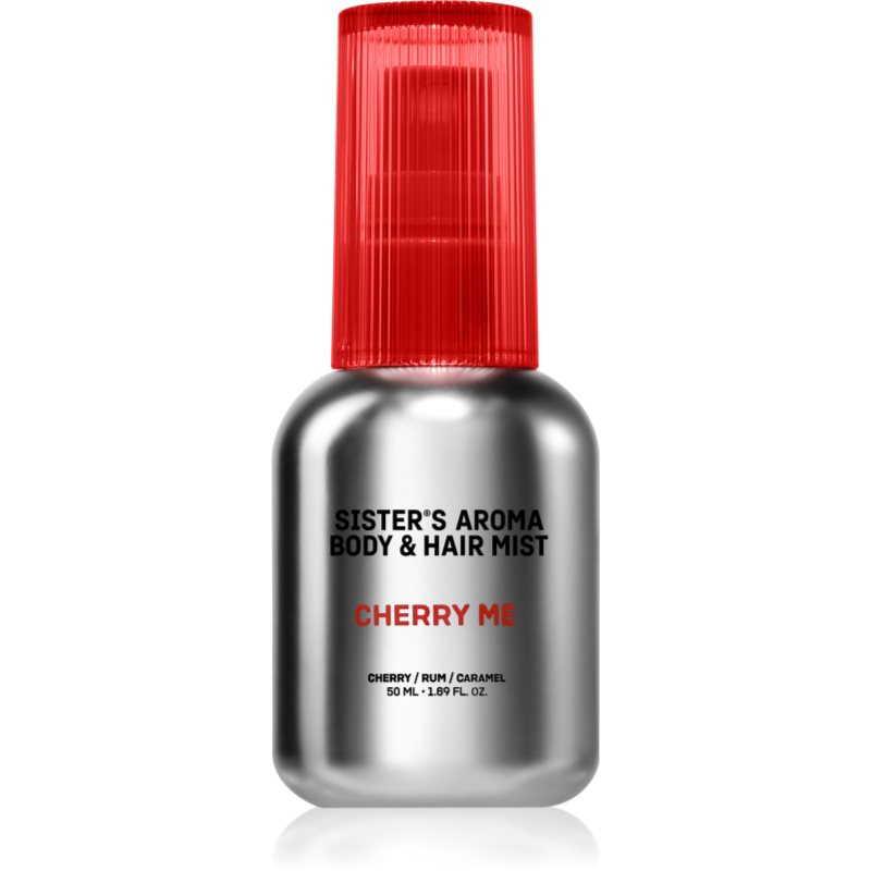 Sister's Aroma Cherry Me parfumovaná hmla na telo a vlasy pre ženy 50 ml