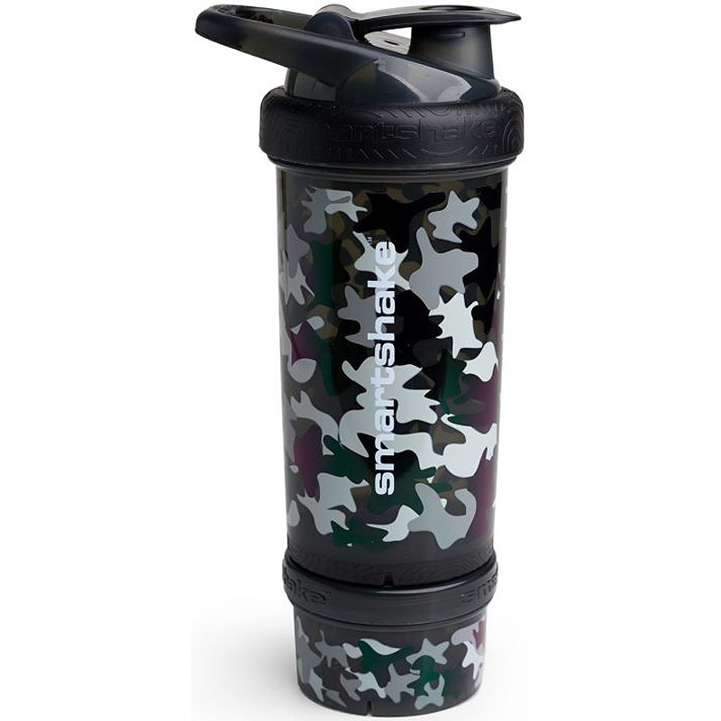 Smartshake Revive sports shaker + container colour Camo Black 750 ml
