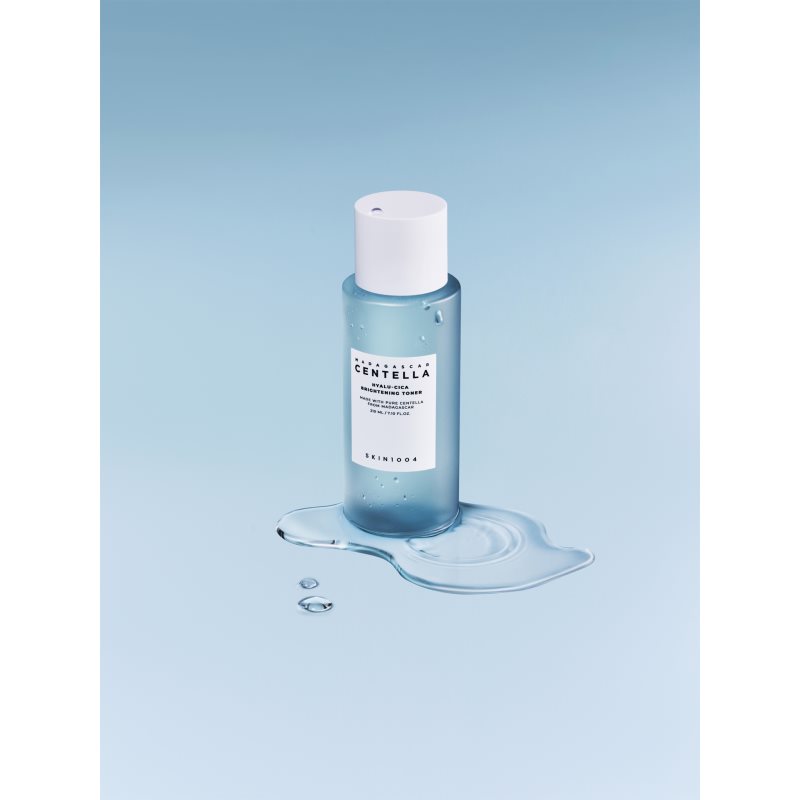 SKIN1004 Madagascar Centella Hyalu-Cica Brightening Toner jemné exfoliační tonikum pro rozjasnění a hydrataci 210 ml (obrázek 4)