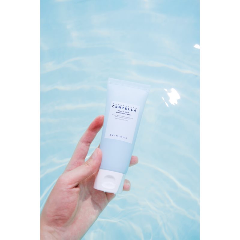 SKIN1004 Madagascar Centella Hyalu-Cica Sleeping Pack zdokonalující a hydratační maska na noc pro vypnutí pleti 100 ml (obrázek 5)