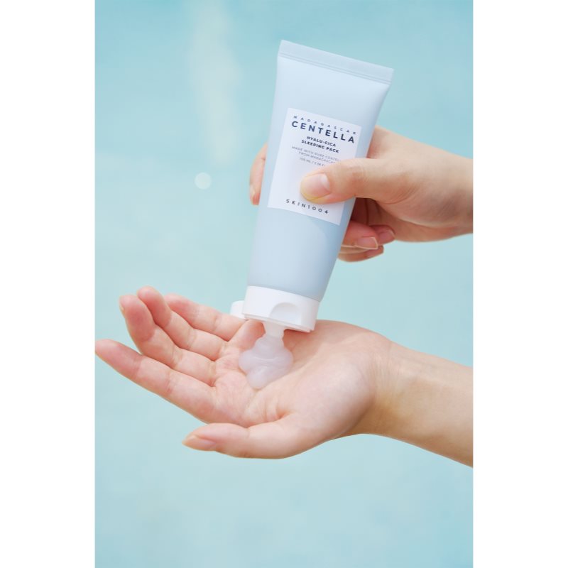 SKIN1004 Madagascar Centella Hyalu-Cica Sleeping Pack zdokonalující a hydratační maska na noc pro vypnutí pleti 100 ml (obrázek 8)