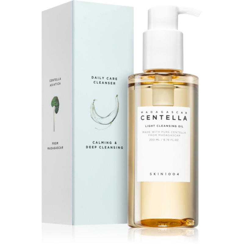 SKIN1004 Madagascar Centella Light Cleansing Oil Huile Démaquillante Purifiante Avec Effets Apaisants 200 Ml