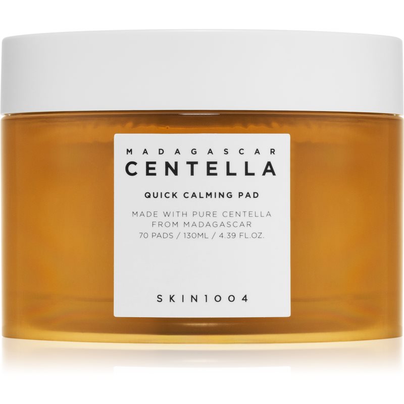 SKIN1004 Madagascar Centella Quick Calming Pad Intense Revitalising Pads To Soothe And Strengthen Sensitive Skin 70 Pc