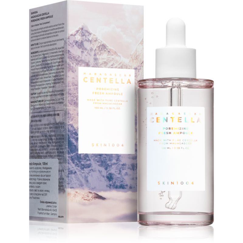 SKIN1004 Madagascar Centella Poremizing Fresh Ampoule Entgiftendes Gesichtsserum strafft die Haut und verfeinert Poren 1...