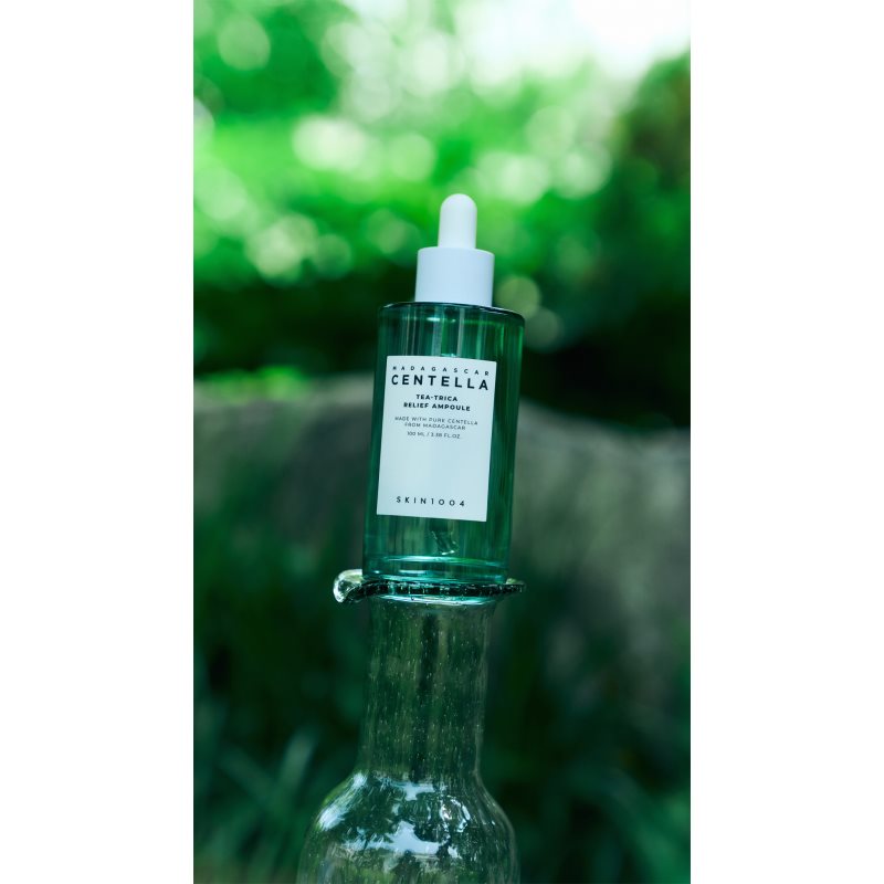 SKIN1004 Madagascar Centella Tea-Trica Relief Ampoule zklidňující pleťové sérum pro problematickou pleť, akné 100 ml (obrázek 8)