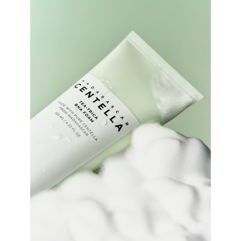 SKIN1004 Madagascar Centella Tea-Trica BHA Foam hĺbkovo čistiaca pena pre problematickú pleť, akné 125 ml (obrázok 5)