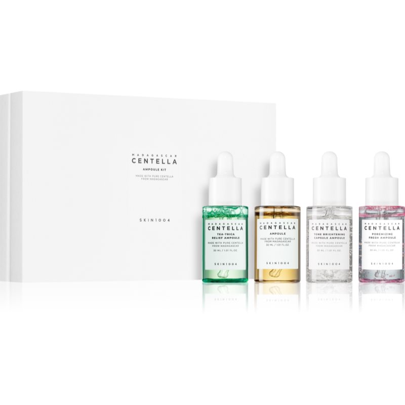 SKIN1004 Madagascar Centella Ampoule Kit Presentförpackning för fläckfri hud female