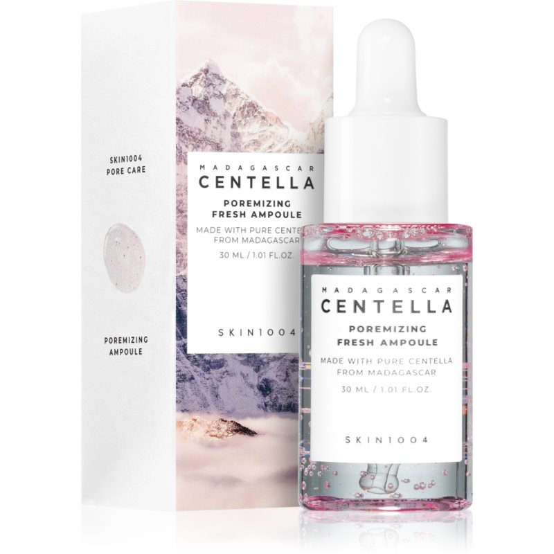 SKIN1004 Madagascar Centella Poremizing Fresh Ampoule Entgiftendes Gesichtsserum strafft die Haut und verfeinert Poren 3...
