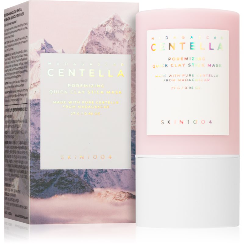 SKIN1004 Madagascar Centella Poremizing Quick Clay Stick Mask reinigende Gesichtsmaske mit Tonmineralien in der Form ein...