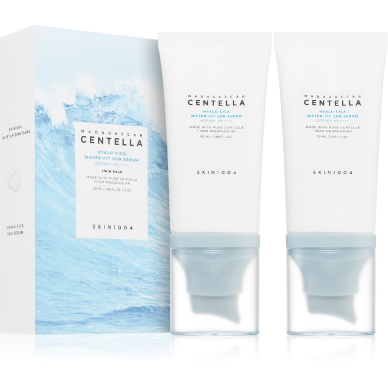 SKIN1004 Madagascar Centella Hyalu-Cica Water-Fit Sun Serum Twin Pack ochranné sérum s hydratačným účinkom DUOBALENIE