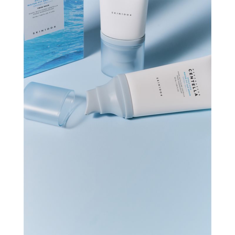 SKIN1004 Madagascar Centella Hyalu-Cica Water-Fit Sun Serum Twin Pack ochranné sérum s hydratačním účinkem DUO BALENÍ (obrázek 5)